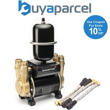 Salamander CTFORCE 30TU 3.0 Bar Brass Twin Impeller Shower Pump Negative Head