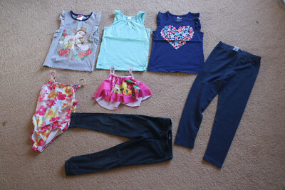 Lot Of 7 Things For Girls OshKosh, Nautica etc.: Tops, Pants, Swimsuits Size 6