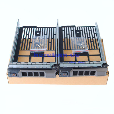 2PCS DELL 3,5'' SAS/SATA HDD Tray HD Caddy Sled Server für PowerEdge R720