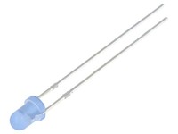 2X OSB5SS3164A Led 3 Mm Blau 330-500Mcd 60° 3-5V 20Ma AusfüHrung: Blinkend Optos