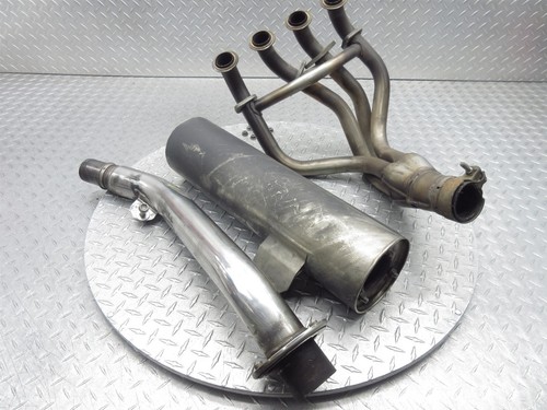 2000 00-01 Kawasaki ZX900 ZX9R Exhaust Muffler Header Manifold Head Pipe Lot - Picture 14 of 15