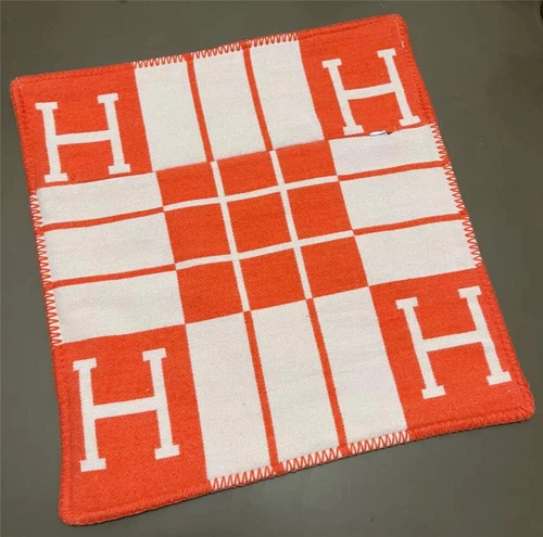 Neu H-Letter Wolle Kaschmir Kissenbezüge Kissenbezug Kissenhülle 45X45CM Kissen - Bild 13 von 31