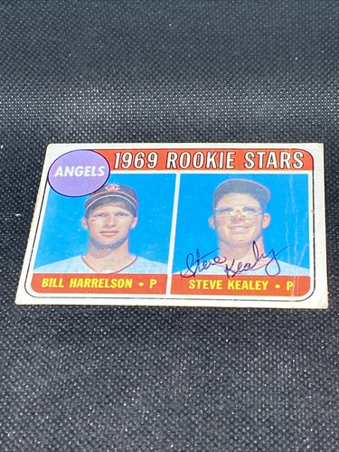 Steve Kealey Angels Signed Auto Autographed 1969 Topps Card #224 ~ COA - Picture 3 of 6
