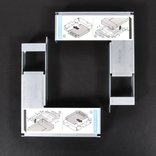 3.5" to 2.5" HDD Adapter Bracket 9W8C4 Y004G 4 F238F KG1CH Caddy Dell R730 R720