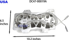 Dc47-00019A Heating Element Part for Samsung Dryers Whirlpool Sears Kenmore New