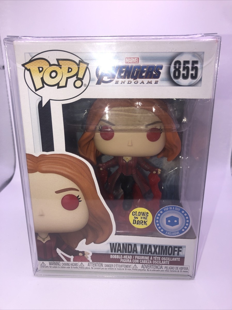 Avengers Endgame Wanda Maximoff Exclusive GITD Funko Pop 855 Scarlet Witch  New