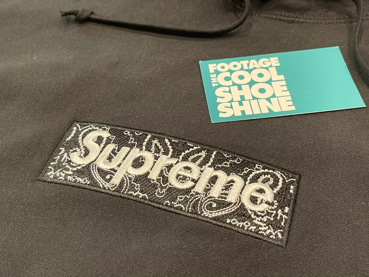 Supreme Bandana Box Logo Hooded Sweatshirt