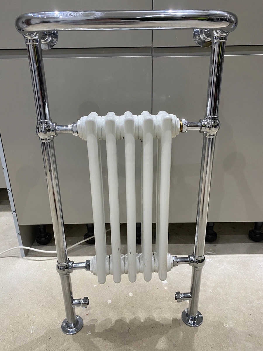 Heritage Baby Clifton Heated Towel Rail Chrome 2 Available