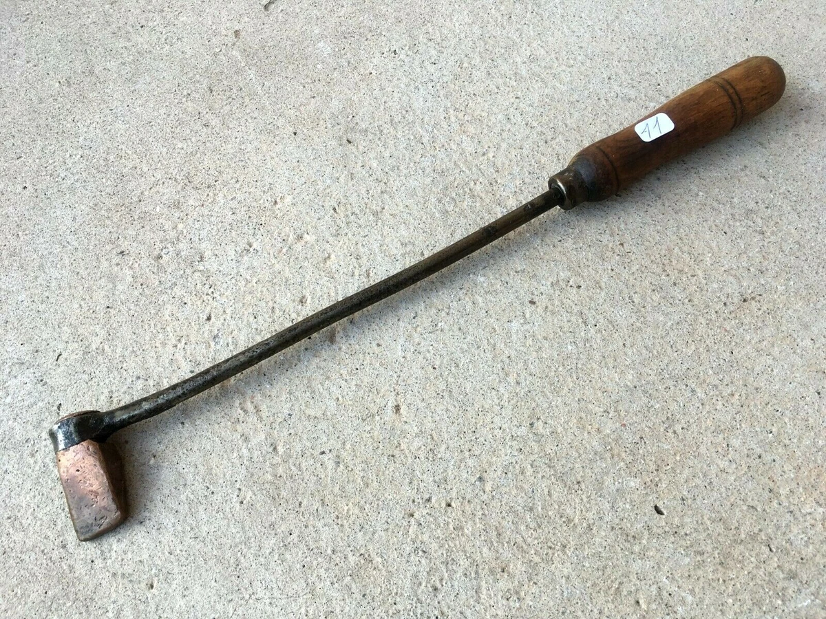 Outil Horloger Ancien : Fer à Souder En Cuivre - Pour Restauration De Montres - Occasion