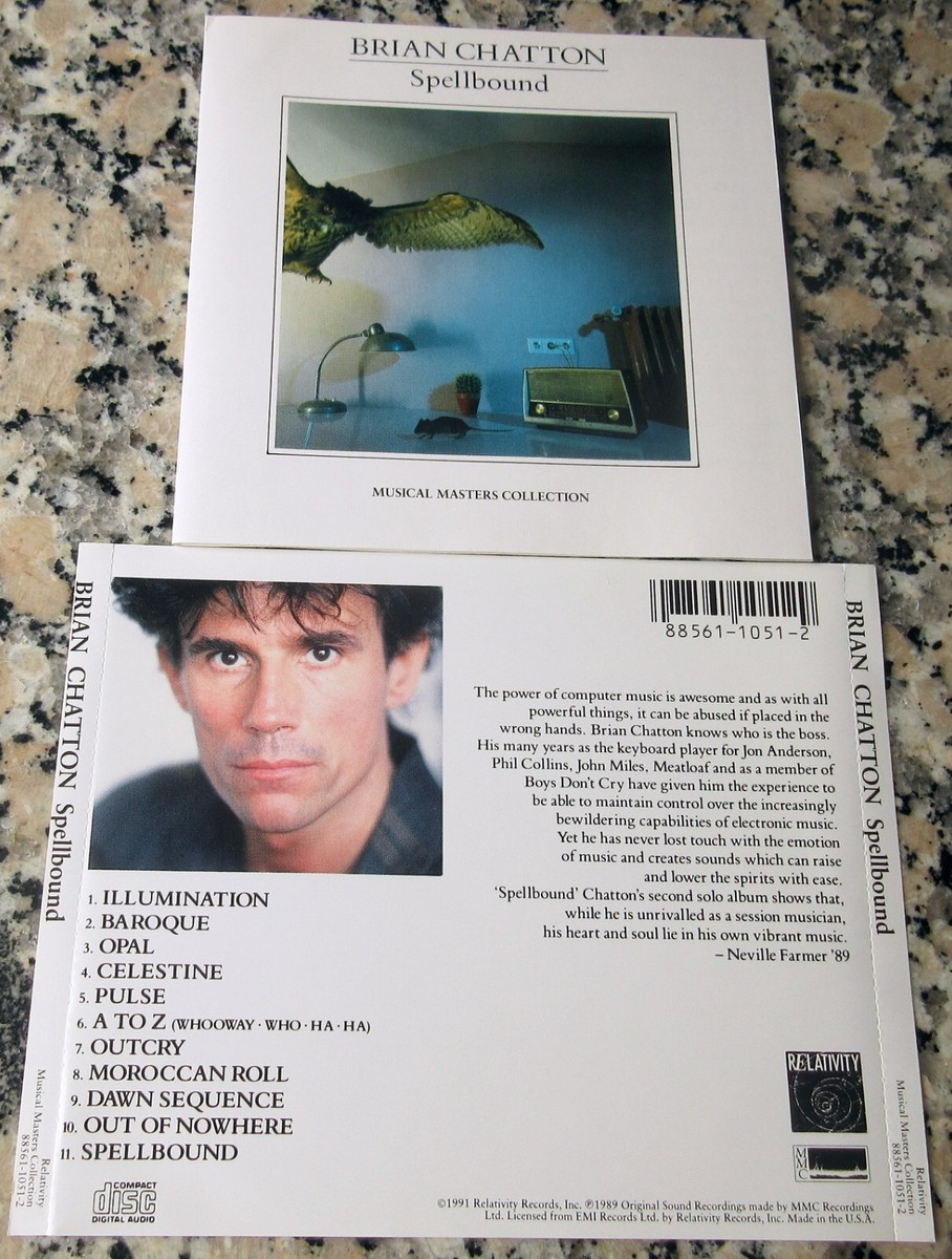 BRIAN CHATTON Spellbound 1989 RARE CD Warriors Flaming Youth