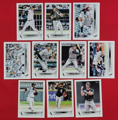 2022 Topps S1/S2/Update CHICAGO WHITE SOX 35-card team set Burger Sheets Robert