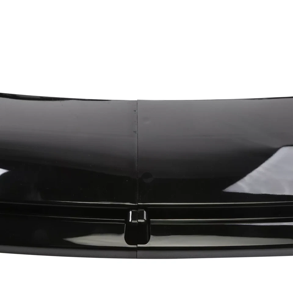 Glossy Front Lower Bumper Lip Splitter Spoiler +Side Skirt For BMW 320i 328i Foto 4 de 4