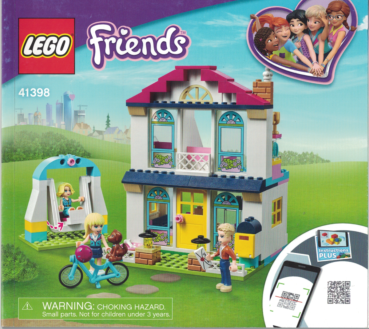 LEGO Friends Stephanie's House 41398 Instruction Book Only