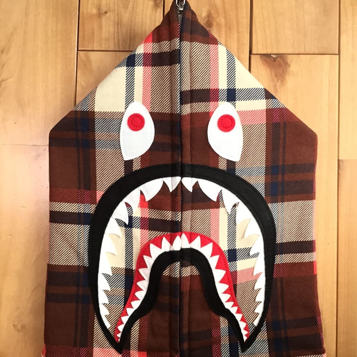 BAPE NFS Limited Check Shark full zip hoodie NIGO A Bathing BAPE NFS Limited Check Shark full zip hoodie NIGO A Bathing