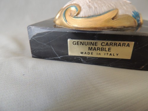 Vintage Italian statue figurine Simonelli genuine Carrara marble - Picture 10 of 12