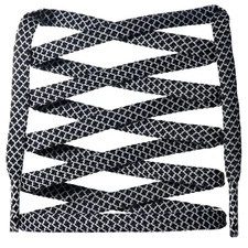 LitLaces - 3M Flat Shoelaces Two Toned Reflective for Running Shoes Night Time