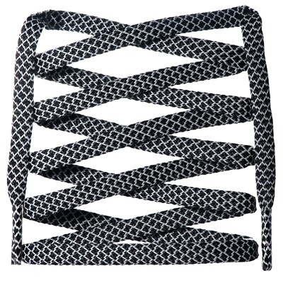 LitLaces - 3M Flat Shoelaces Two Toned Reflective for Running Shoes Night Time