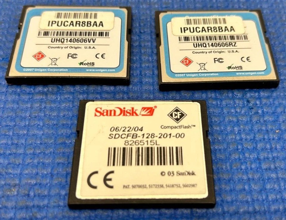 CISCO FLASH-PRP3-4G (QTY2) & (QTY 1) SANDISK SDCFB-128-201-00 COMPACT FLASH - Image 3 of 3