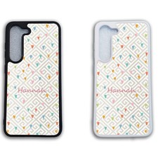 Printed Rubber Clip Phone Case For Samsung -  Personalised Celt Hearts