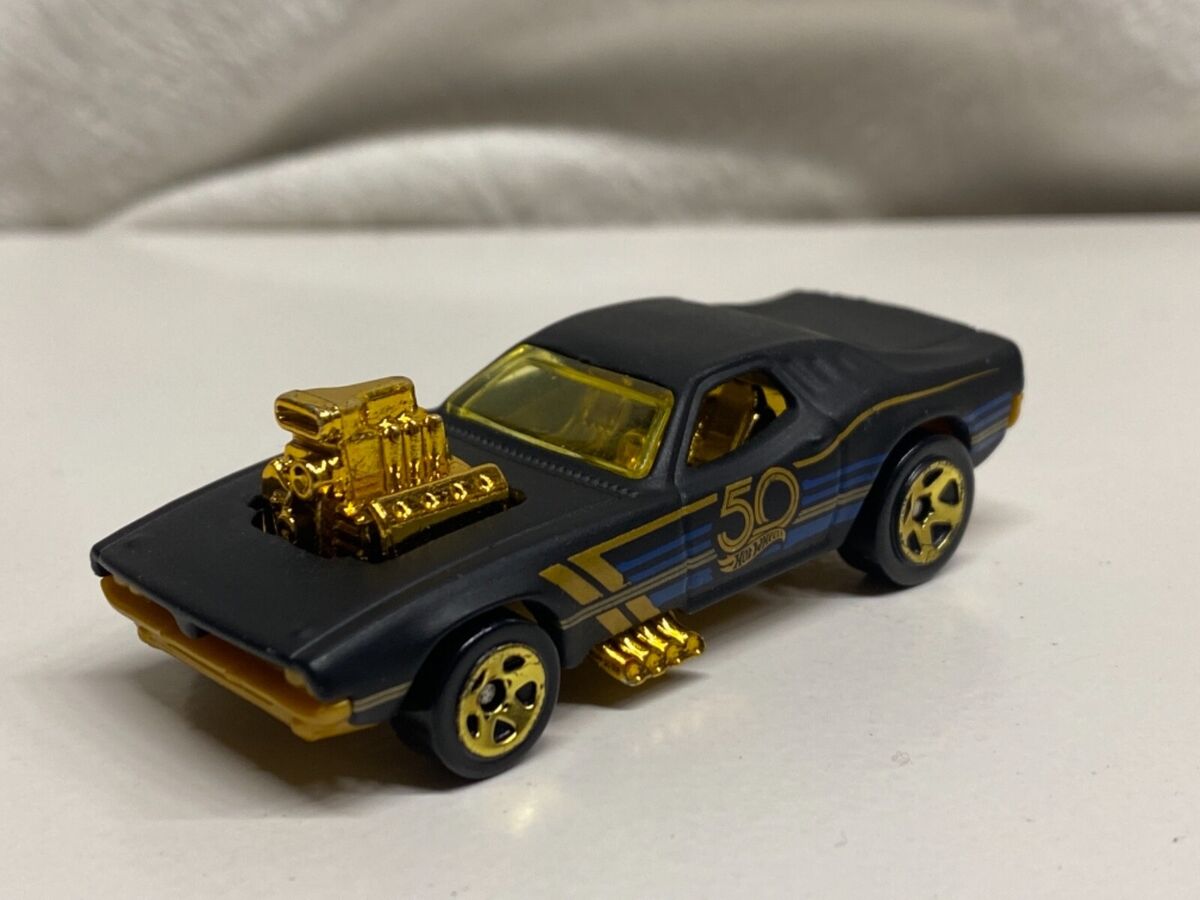 2017 Hotwheels 50th Anniversary Black & Gold Series 1970 2017 Hotwheels 50th Anniversary Black & Gold Series 1970