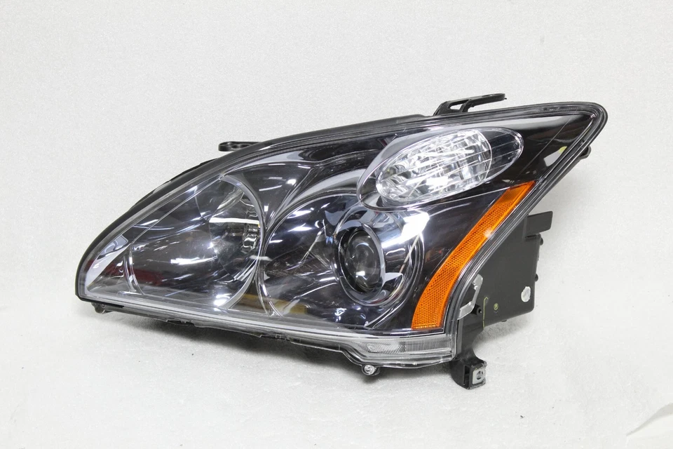 LEXUS RX400H 2008 2009 XENÓN AFS faro lámpara izquierda izquierda conductor bisel azul OEM Foto 3 de 4