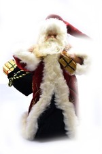 Traditions Santa Claus Figurine 16" Table Top Centerpiece EUC