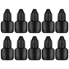 10 Sets Grafting Eyelash Glue Bottle Refillable Eyelash Glue Storage Container