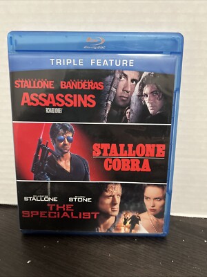 Assassins / Cobra / The Specialist (Blu-ray Disc, 2012, 3-Disc Set)