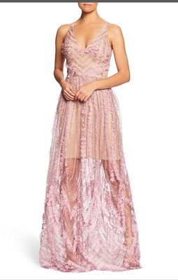 dress the population sidney embellished lace gown