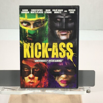 Kick Ass DVD Movie 2010 Aaron Johnson Christopher Mintz-Plasse Mark Strong
