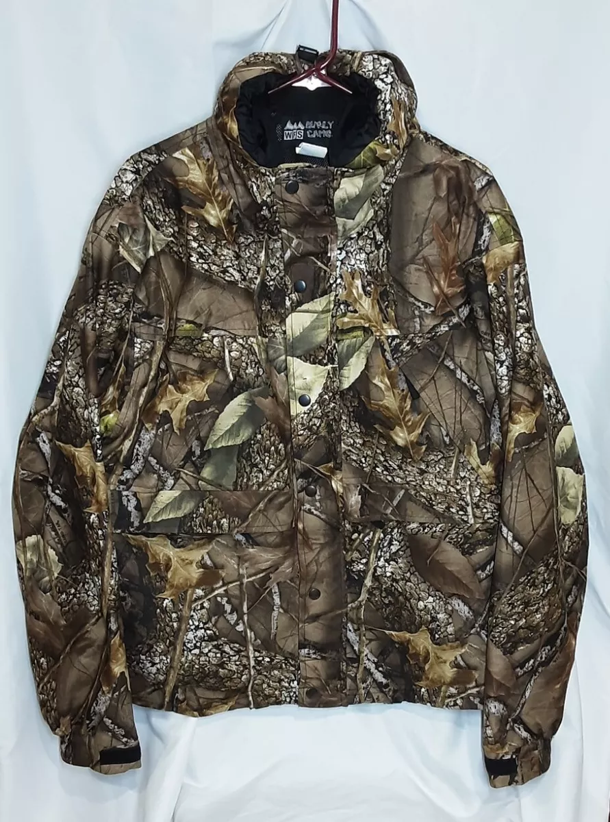 WFS Burly Camo Jacket Men s Size Large D40