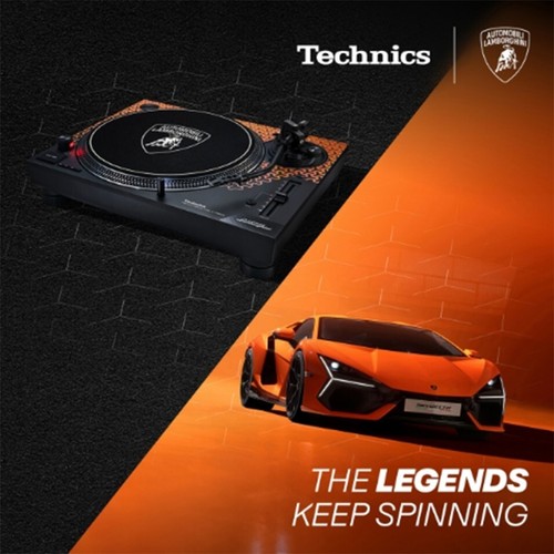 Technics SL-1200M7B & Lamborghini collaboration Turntable Green New JAPAN F/S - Picture 11 of 14
