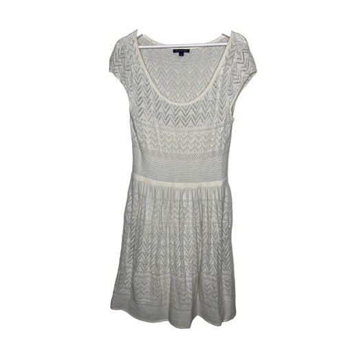 white christmas dresses Reinhart Flared Sleeve Crochet Lace Dress White– Selfie Leslie main image 0