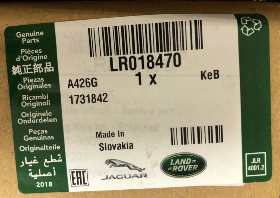 Cable de freno de estacionamiento LH genuino Land Rover Discovery/Range Rover Sport LR018470 Foto 3 de 3