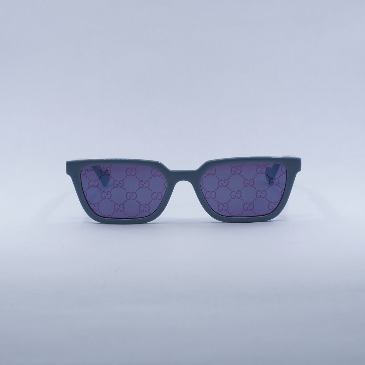 GUCCI GG1539S 003 Light Blue/Violet/Light Blue Mirror With GG