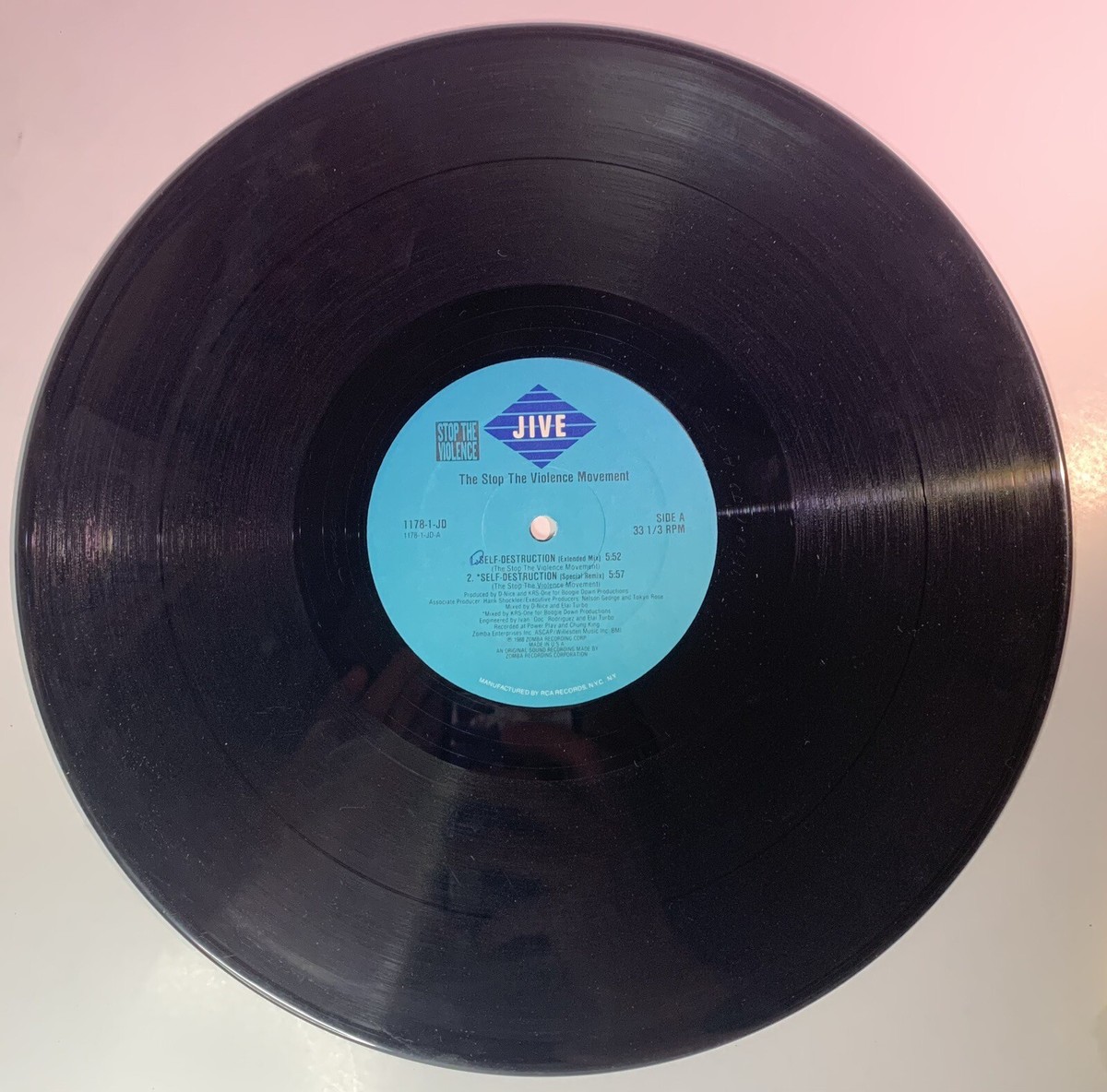 The Stop The Violence Movement- Self Destruction 1989 US Original
