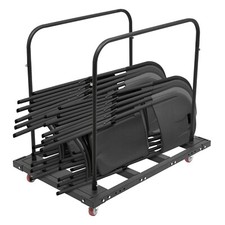 120kg/264.55 lbs Rolling Cart Folding Table Cart Folding Desk Trolley Free Stand