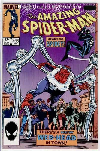 AMAZING SPIDER-MAN #263, VF+, Tom DeFalco, Ron Frenz, more ASM in store