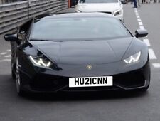 HU21CNN Lamborghini HURACAN SPYDER EVO STO FLUO Cherished Registration Plate.