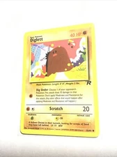 DIGLETT - 52/82 - Team Rocket - Pokemon Card - HP