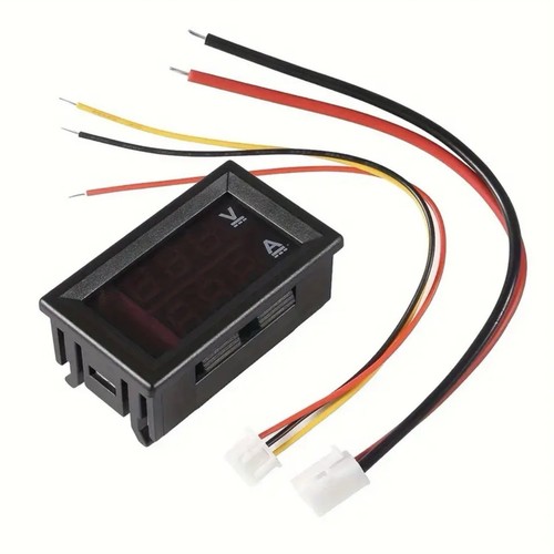Digital Voltmeter Amperemeter Dual LED Anzeige Volt Amp Meter Shunt DC 100V 10A - Bild 6 von 8
