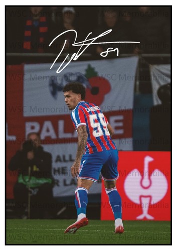 12314. Rio Cardines Signed Pictures (A4 Prints) Crystal Palace Trinidad & Tobago