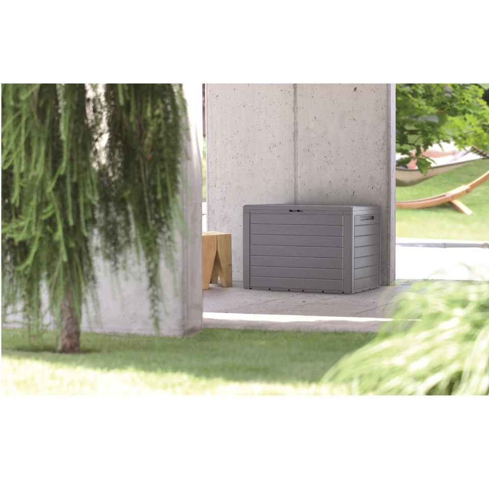 Gartenbox Universal 280L Umbra Verschließbar Woodebox MBWL280-440U - Bild 3 von 3
