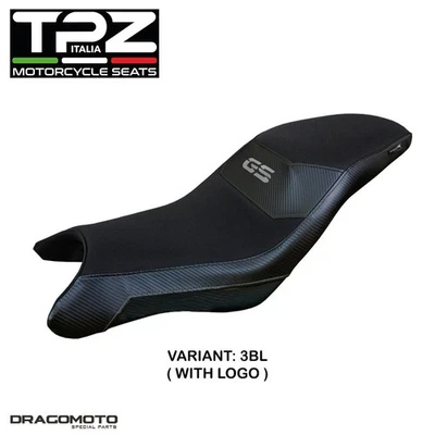 BMW G 310 GS 2017-2025 tapisserie Selle BG31GT-3BL-1 TPZ noir CON LOGO - Photo 1/4