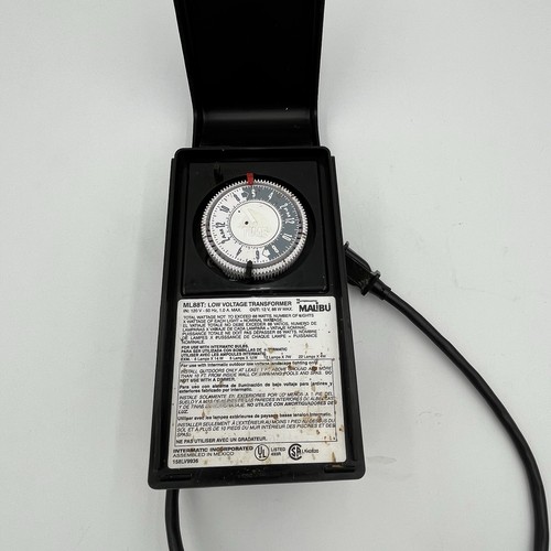 Intermatic Malibu Outdoor Lights Timer Switch Low Voltage Transformer ML88T - Picture 2 of 4