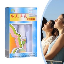 20ml Natural Nasal Spray Relieve Blocked Nose Rhinitis Sinusitis Itching E2I4