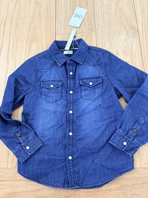OVS KIDS BLUE DENIM SHIRT FOR BOYS Size 5-6 years