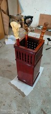 new walking Stand Rack for Canes Sticks Golf Storage Teakwood Walking Cane