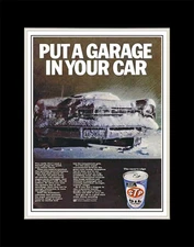 1968 Put a Garage in Your Car STP - Matted for 11x14 Frame