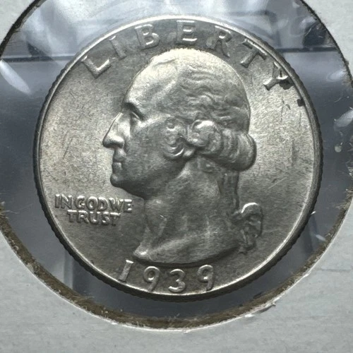 1939 Washington Silver Quarter High Grade SILVER IS ON BLASTOFF GOOD INVESTMENT